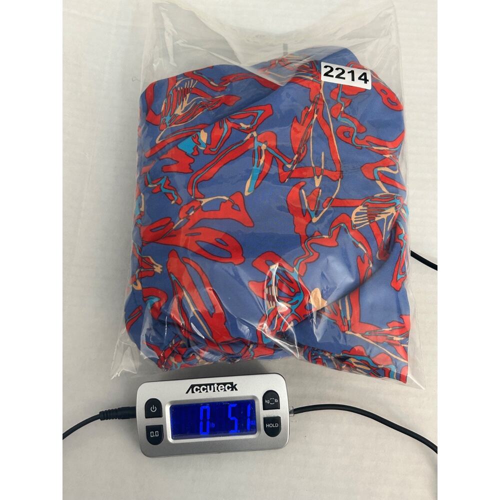 DVF Diane von Furstenberg Elsden Silk Mini Dress Size 8 Abstract Blue Red Floral - Picture 12 of 12